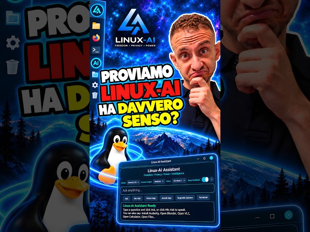 Linux-AI OS: Is it the FUTURE? The distro with built-in ARTIFICIAL INTELLIGENCE!