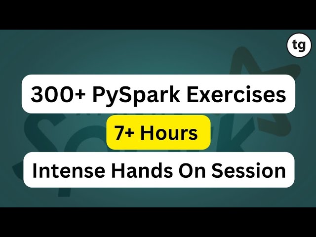 Pyspark Big Data Interview Winner : 300+ Exercises w Solutions and Git Repo link of exercises