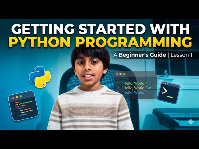 Getting Started with Python Programming for Kids |  A Beginner's Guide | Lesson 1