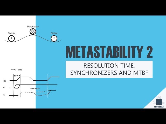 Metastability - Part 2:  Resolution Time, Synchronizers and MTBF