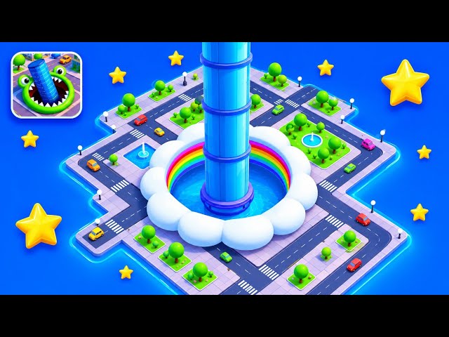 Hole.io - Gameplay Walkthrough Tutorial  Hole Evolution New Mobile Game (Android,iOS)