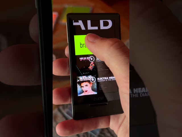 The Zune HD music player was WAY ahead of its time! #mp3player #music