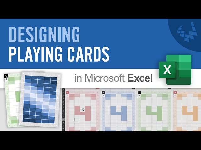 Designing Playing Cards in Excel
