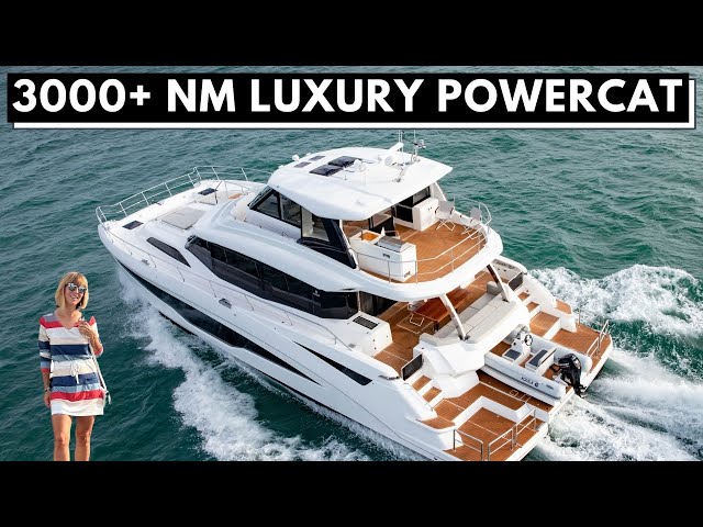 2021 AQUILA 70 LUXURY POWER CATAMARAN Yacht Tour Liveaboard Charter