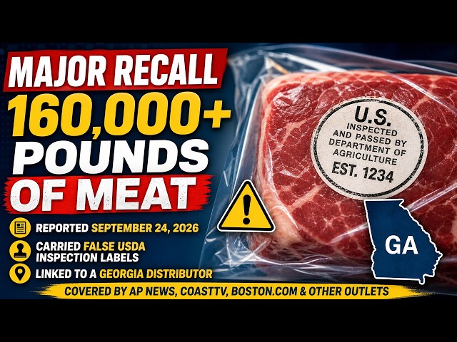 More than 160,000 pounds of meat bearing false USDA inspection labels recalled

Create an accurate,