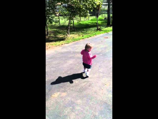 Cassidy takes an Easter stroll.