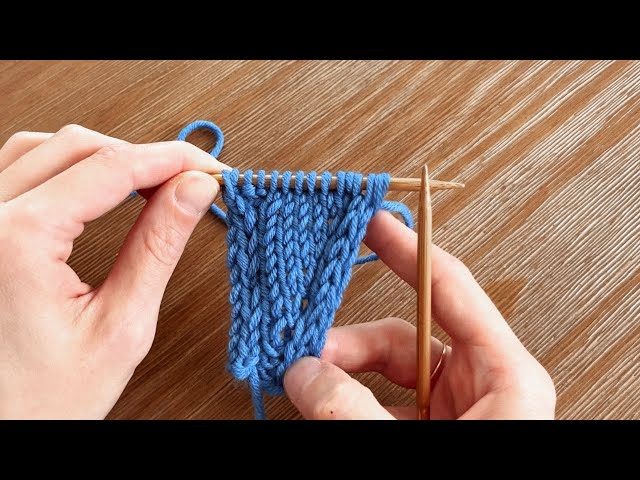 How to Knit an i-cord on a scarf edge | Knitting Tutorial
