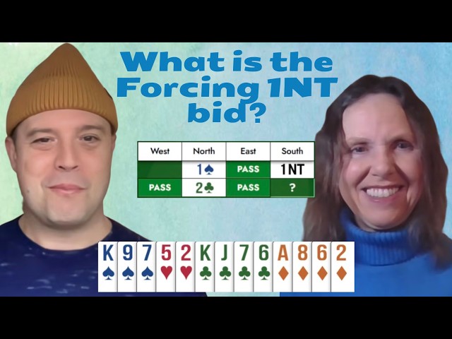 What is the Forcing 1NT response bid in bridge? - with Marla Lawson