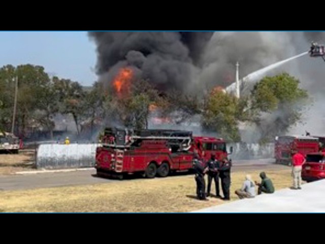 Historic Killeen church destroyed in fire sparked at nearby salvage yard
