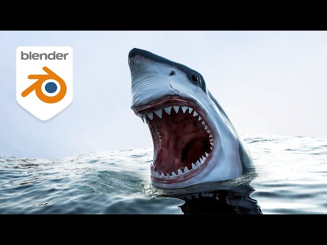 Realistic Shark in Blender 3D (From Scratch)