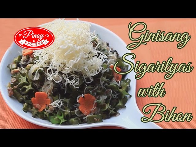 Ginisang Sigarilyas Pinoy Recipe : How to cook Ginisang Sigarilyas with Bihon | Pinoy Recipes