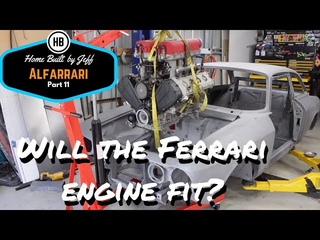 Will the Ferrari engine fit? - Alfarrari 105 project car build part 11