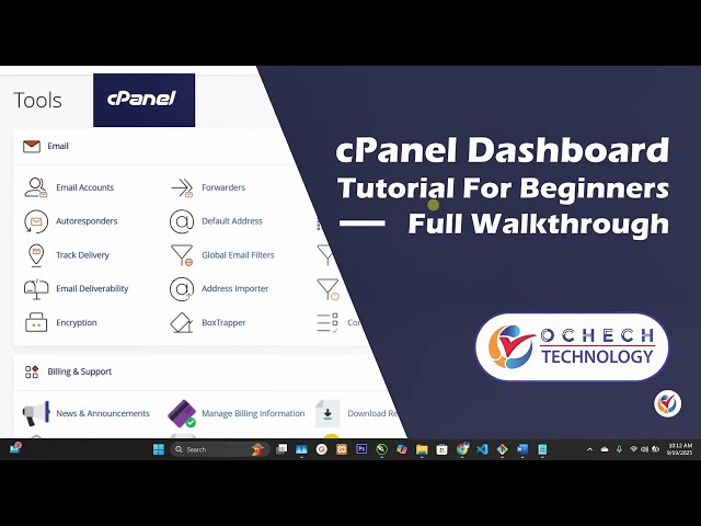 cPanel Dashboard Tutorial for Beginners (2025) – Full Walkthrough