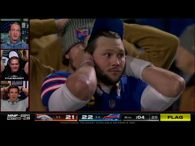 ManningCast reacts to WILD finish to Broncos vs. Bills | Monday night Football with Peyton & Eli