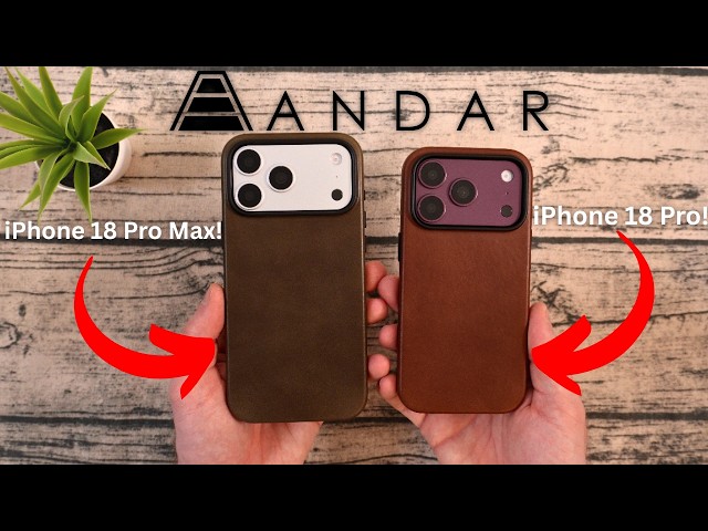 Andar "The Aspen" Leather iPhone 18 Pro and iPhone 18 Pro Max Case REVIEW! // BEST Leather Case?