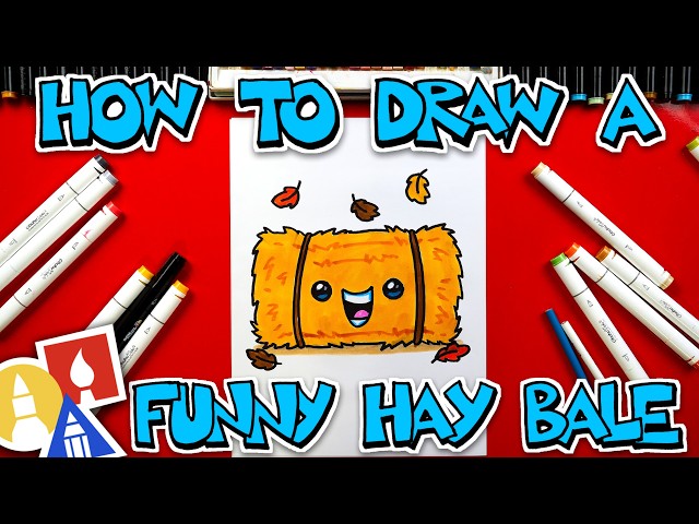 How To Draw A Funny Hay Bale