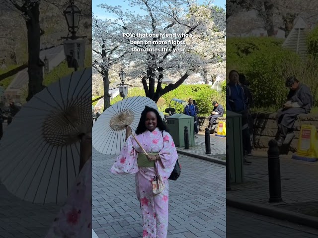 That one friend who's been on more flights than dates. #japan