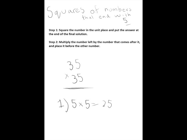 Trick for squaring any number that ends with 5!!! #rk_malviya_math_class_in_hindi