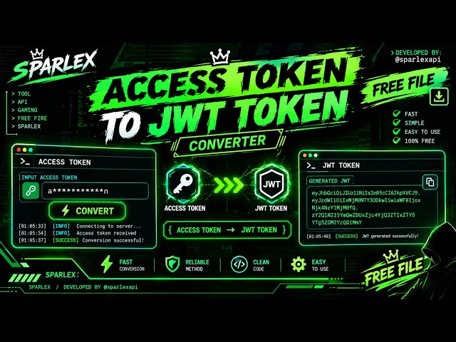 Access Token to JWT Token Method | Free Python File