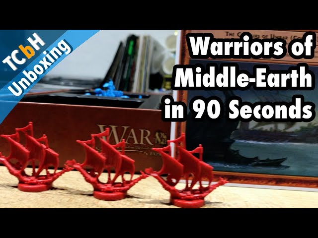 War of the Ring: Warriors of Middle Earth Expansion - Super Sexy Unboxing in 90 Seconds