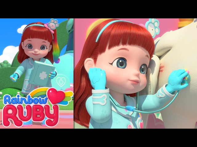 Big Bird Vet Rescue! | Rainbow Ruby - WildBrain | Full Episodes for Kids