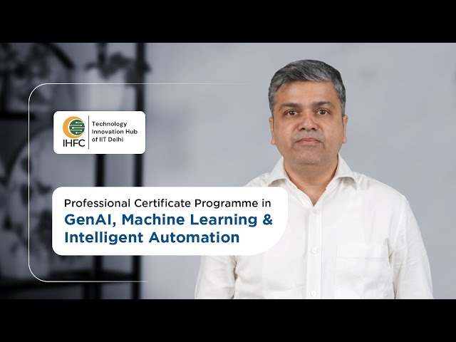 Generative AI, Machine Learning, And Intelligent Automation | Simplilearn
