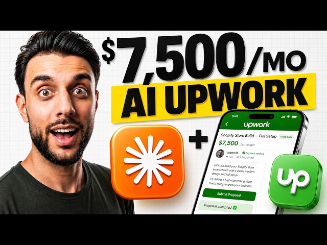 Claude + Upwork = $7500/Month (Step By Step Guide)