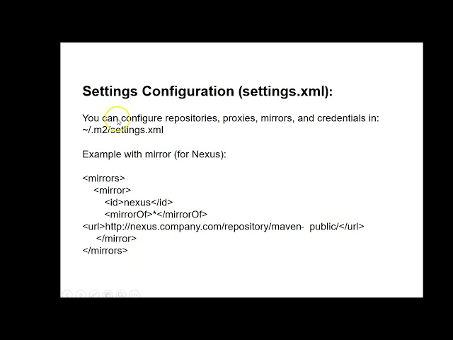 "Maven settings.xml Explained | Configure Proxies, Repositories, Mirrors & Credentials"
