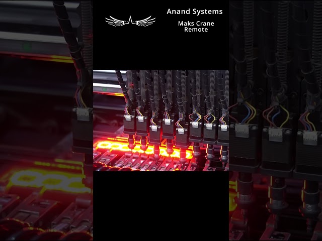 MAKS Crane Remote control Automatic PCB assembly process #pcbassembly #madeinindia #eotcrane