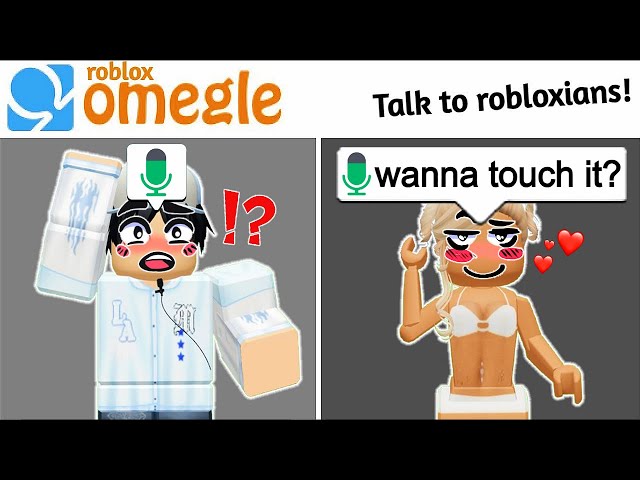 Roblox Omegle VOICE CHAT... But it's TOO SUS