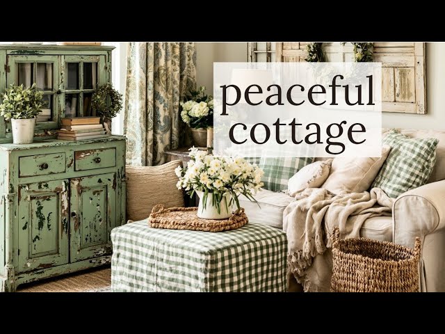 Quiet Cottage Living Spaces ~ Cozy White Interiors & Slow Living Inspiration