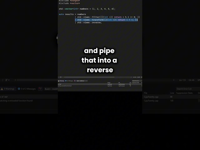C++ Ranges The Pipe Syntax