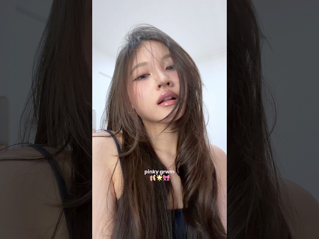 pinky makeup 🌟💗 #grwm #makeup #tiktok