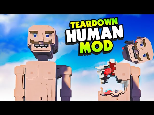 Fully Destructible HUMANS Mod In Teardown - Teardown Mods