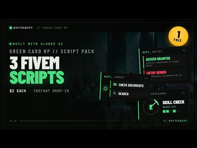 I Built 3 FiveM Scripts with Claude AI (1 FREE)