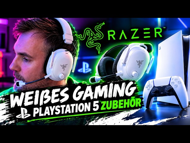 Pro-Level White Accessories for PlayStation 5 Gamers from RAZER | + Razer Kishi V3 Pro XL for Tab...