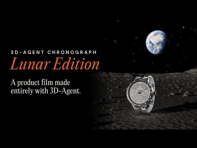 3D-Agent and Claude Opus 5.5 Made This AI Commercial in Blender: 3D Product Animation on the Moon