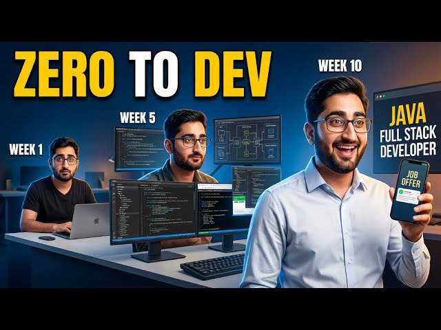 Become a Java Full Stack Developer in 10 Weeks… For FREE? | 10-Week Challenge Announcement 🚀