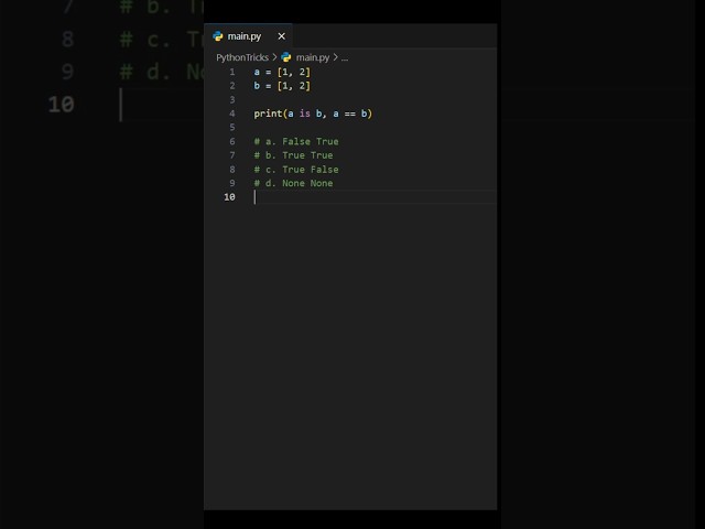 Most Python 🐍 developers get this WRONG in interviews 👀 #coding #programming #python