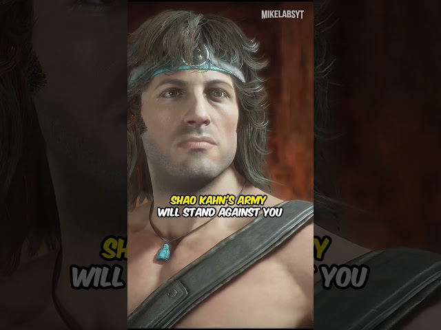 Rambo isn't a tourist in Mortal Kombat 🗿