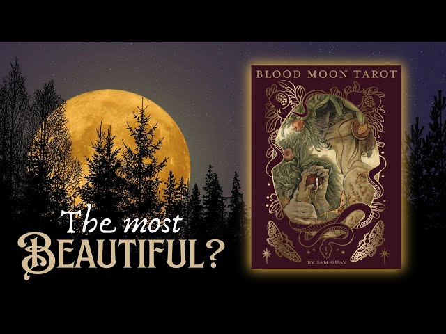 ✨❤️🌙🕯️Blood Moon Tarot Honest Review | A Deeply Intuitive & Emotional Tarot Deck @SamGuay 
