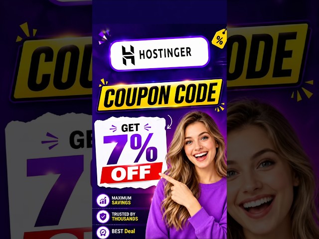 How to save $10 on your next Hostinger plan #hostinger #webhosting #tips
