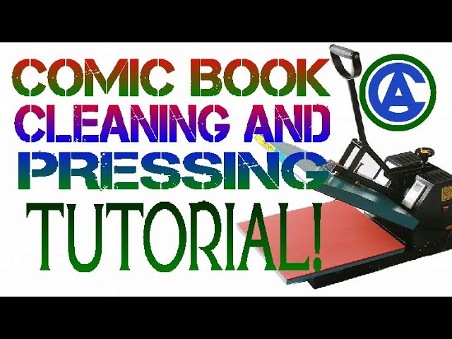 Comic Book Cleaning and Pressing Tutorial!