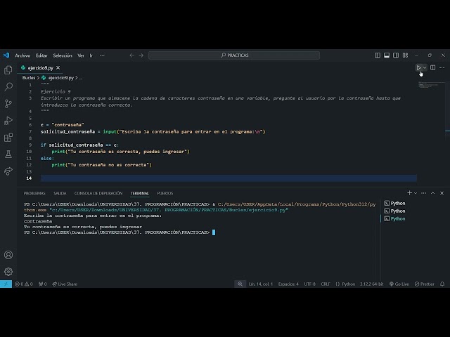 EJERCICIO 9 - BUCLES EN PYTHON: BUCLE FOR 📚