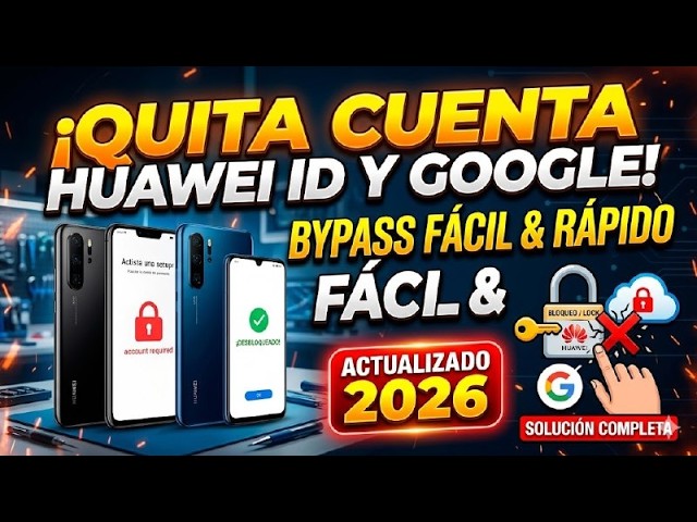 🔥 Huawei Nova 12 SE (BNE-LX3) : Cómo Quitar Huawei ID y Cuenta Google FRP Fácil y Rápido 2026