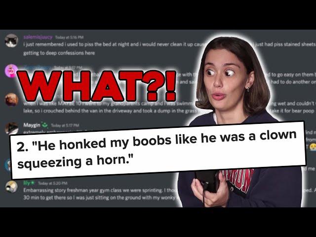 Reacting to YOUR most EMBARRASSING stories..