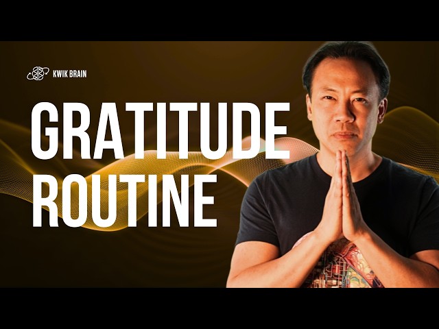 How to Use Gratitude To Upgrade Your Brain Chemistry