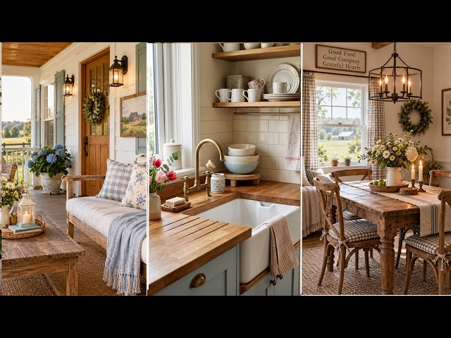 Rustic and Cozy Small Farmhouse Decor Ideas for Every Room.