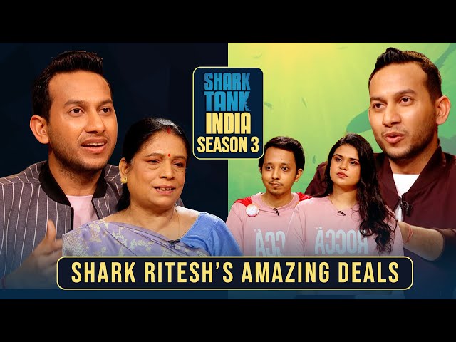 Shark Ritesh ने Pitchers को Offer किए 50 Lakhs | Shark Tank India S3 | Compilation