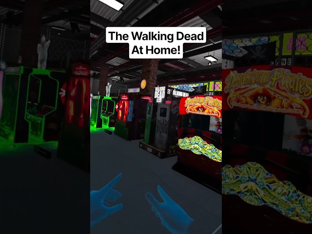 Playing The Walking Dead Arcade Game in VR!#TheWalkingDead #arcade